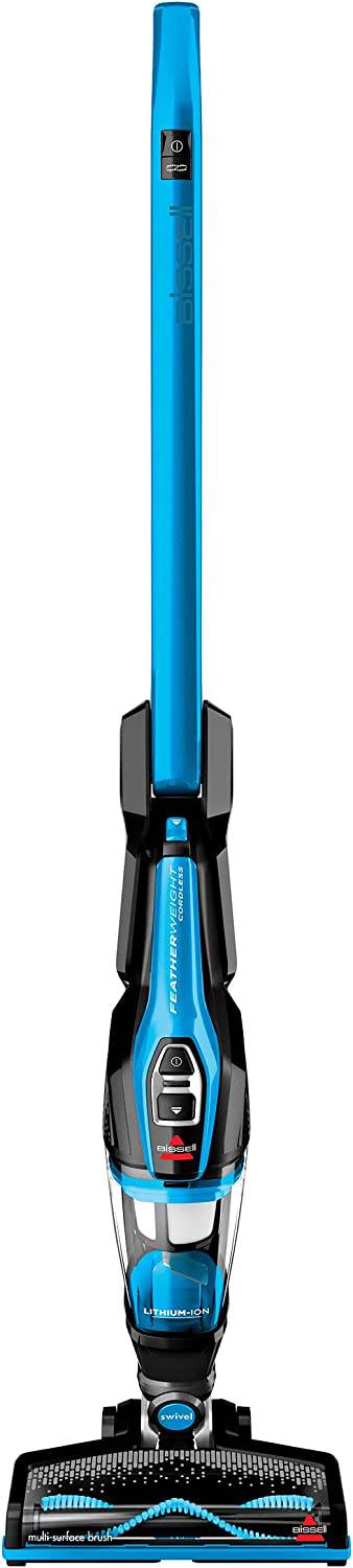 BISSELL Featherweight inalámbrico Stick aspiradora, 3061, azul eléctrico, negro