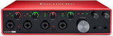 Focusrite Scarlett 18i8Interfaz de audio USB de 3.ª generación, para productores, músicos, bandas, creadores de contenido: alta fidelidad, grabación con calidad de estudio y todo el software que necesita para grabar