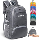 Zomake - Mochila de senderismo plegable resistente al agua, mochila ligera de 30 l, mochila plegable para viajes