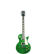 IVY - ILS-300 EGR Les Paul Guitarra eléctrica de cuerpo sólido, verde esmeralda