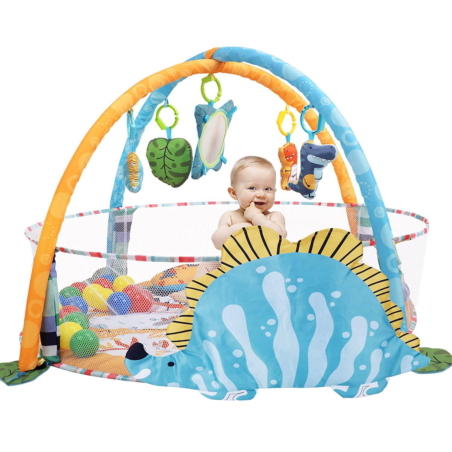 TUMAMA Gimnasio para bebés con juguetes extraíbles suaves, tapete de a –  Digvice
