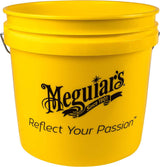 Meguiar's  Cubeta amarilla - Cubo de lavado de autos para agua y espuma - 3.5 gal