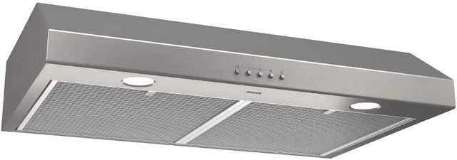 Broan-NuTone BCSQ130SS Campana extractora para debajo del gabinete Glacier de tres velocidades con luces LED Compatible con ADA, 1.5 Sones, 375 Max Blower CFM, 30", acero inoxidable - DIGVICE MX