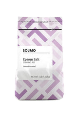 Amazon – Solimo Epsom Salt Soaking Aid, lavanda perfumada, 3 libras