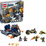 LEGO Marvel Avengers Truck Take-Down 76143 Capitán América y Hawkeye Superhero   (477 piezas)
