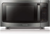 Toshiba ML-EM45PIT(BS) Horno de microondas con tecnología Inverter, pantalla LCD y sensor inteligente, 1.6 pies cúbicos, acero inoxidable negro - DIGVICE MX