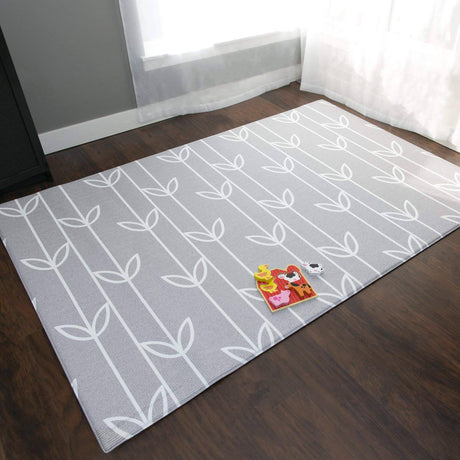 Alfombra de juego Baby Care - Haute Collection (mediana, pétalos de mar - gris) - DIGVICE MX