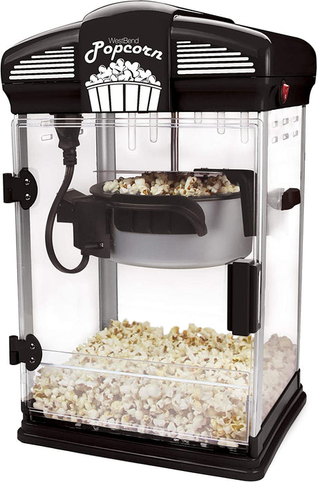 West Bend Stir Crazy Movie Theater Popcorn Popper, máquina para hacer palomitas de maíz gourmet