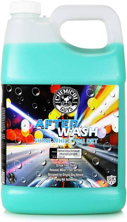 Chemical Guys CWS_801 After Wash Sprayable Gloss Boost Car Wash Drying Aid (Ayuda a reducir las manchas de agua), 128 fl oz (1 galón)