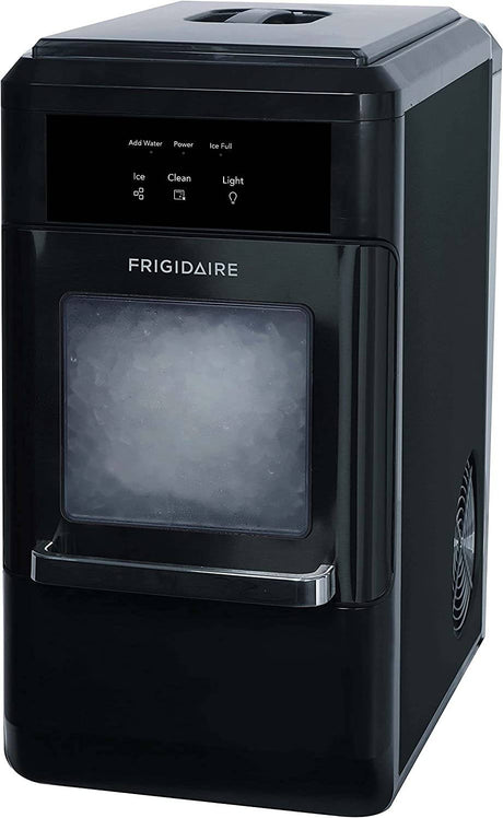 Frigidaire EFIC237 Encimera Crunchy Chewable Nugget Ice Maker, 44 libras por día, autolimpieza automática, acero inoxidable negro - DIGVICE MX