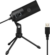 FIFINE Micrófono USB, de grabación de condensador de metal para computadora portátil MAC o Windows Cardioid Studio Grabación de voces, voz en off, transmisión de transmisión y videos de YouTube-K669B