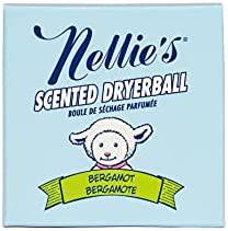 Nellie's Scented Wool Dryerball - Bergamot Scented - Hecho con 100% pura lana de Nueva Zelanda y dura aproximadamente 50 cargas de secado - ¡Silencioso en su secadora! - DIGVICE MX