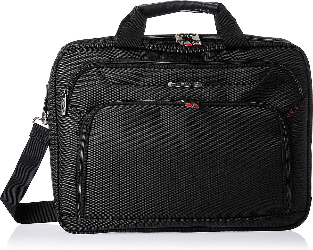 Samsonite Xenon 3.0 Gusset Check-Point Friendly Tech Locker Brief, negro