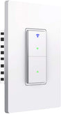 Youngzuth Interruptor de luz inteligente, botón de interruptor inteligente WiFi de 2 vías, compatible con Alexa y Google Home, control remoto con función de sincronización, no requiere concentrador - DIGVICE MX