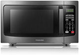 Toshiba EM131A5C-BS - Horno de microondas con sensor inteligente, interior fácil de limpiar, modo ECO y encendido/apagado de sonido, 1.2 pies cúbicos, acero inoxidable negro - DIGVICE MX