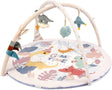 TCBunny Baby Gym Play Mat Diseño de dinosaurio para recién nacido, visual, auditivo, táctil, desarrollo cognitivo temprano Playmat Activity Center, 5 juguetes para niños pequeños - DIGVICE MX