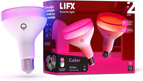 LIFX Color 1100 lúmenes BR30 E26 paquete de 2 - DIGVICE MX