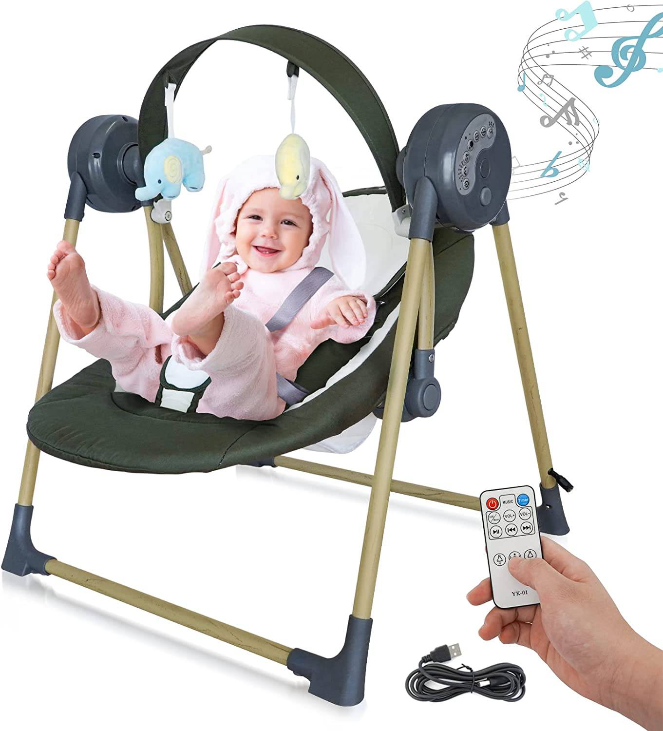 Columpios electricos para bebes on sale