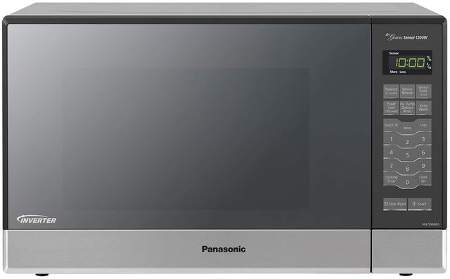 Panasonic NN-SN686S - Horno de microondas de acero inoxidable para encimera/empotrado con tecnología Inverter y sensor Genius, 1,2 pies cúbicos, 1200 W - DIGVICE MX