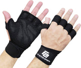 Fit Active Sports - Guantes de entrenamiento de levantamiento de pesas ventilados con muñequeras integradas para hombres y mujeres: ideales para gimnasio, entrenamiento cruzado, soporte de manos y levantamiento de pesas.