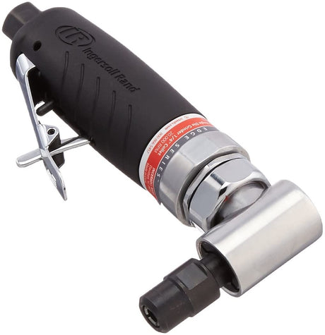 Ingersoll Rand 3101G Air Die Grinder Edge Series - 1/4", trabajo pesado, ángulo recto, empuñadura ergonómica, construcción de cojinete de bolas, herramienta liviana, negro - DIGVICE MX