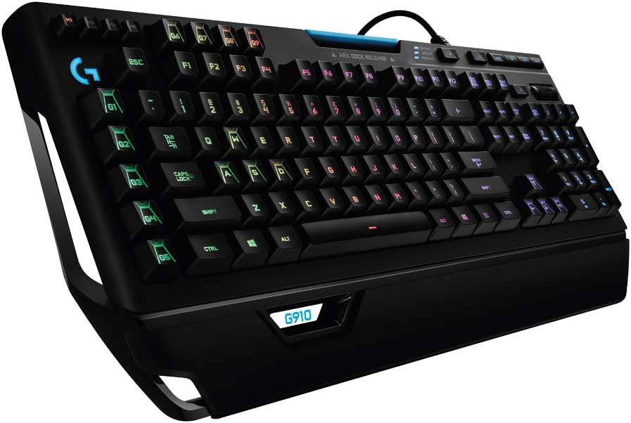 Logitech G910 Orion Spectrum RGB Teclado mecánico para juegos con cable, negro