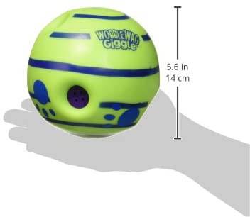 Wobble Giggle - Pelota de golosinas para perros, pelota interactiva de  juguetes para perros, juguetes dispensadores para perros, juguetes de