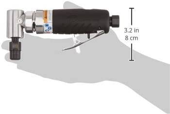 Ingersoll Rand 3101G Air Die Grinder Edge Series - 1/4", trabajo pesado, ángulo recto, empuñadura ergonómica, construcción de cojinete de bolas, herramienta liviana, negro - DIGVICE MX