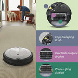 iRobot Roomba 692 Robot aspiradora-conectividad Wi-Fi, recomendaciones de limpieza personalizadas, funciona con Alexa, bueno para pelo de mascotas, alfombras, suelos duros, autocarga, gris carbón - DIGVICE MX