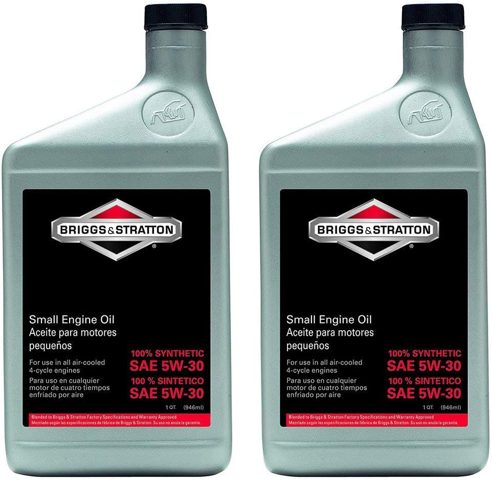 Briggs And Stratton 100074 5w-30 Aceite Sintético Paquete De 2