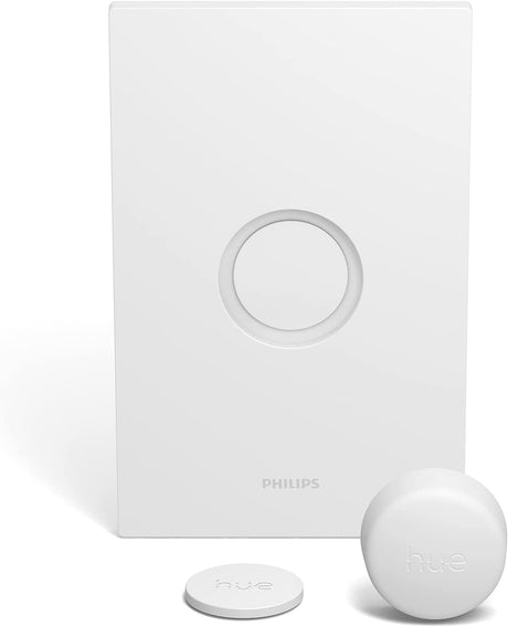 Philips Hue White and Color Ambiance Medium Lumen (75W) Smart Button Starter Kit, Hub incluido, 16 millones de colores, funciona con Amazon Alexa, Google Assistant, Apple HomeKit (nueva versión) - DIGVICE MX