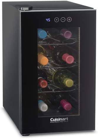 Cuisinart CWC-800CEN - Bodega de vino de reserva privada para 8 botellas, color negro - DIGVICE MX