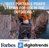 Jackery Portable Power Station Explorer 240, batería de litio de respaldo de 240 Wh, salida de CA de onda sinusoidal pura de 110 V/200 W, generador solar (panel solar no incluido) para acampar al aire libre, viajes, caza, emergencia - DIGVICE MX