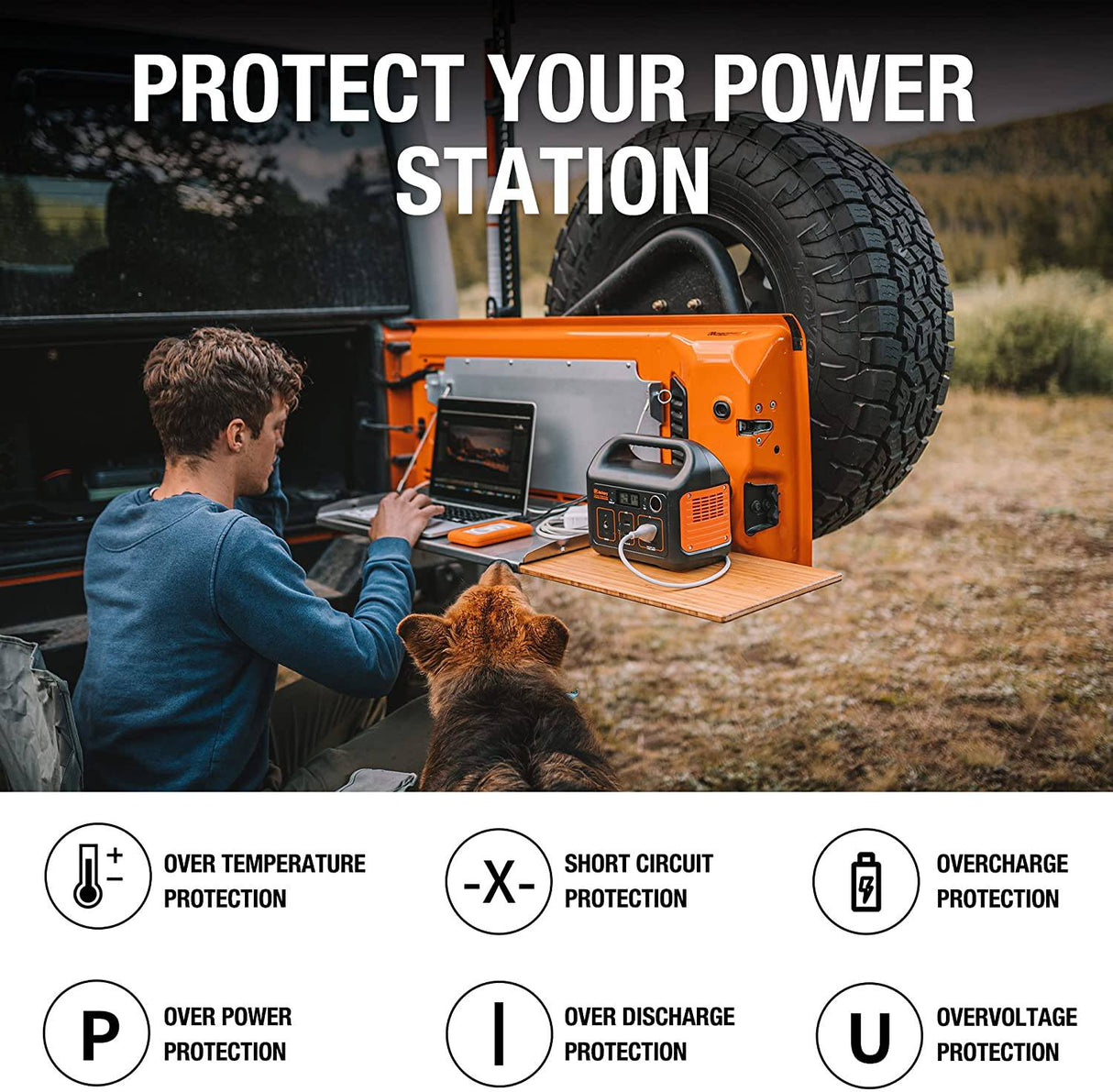 Jackery Portable Power Station Explorer 240, batería de litio de respaldo de 240 Wh, salida de CA de onda sinusoidal pura de 110 V/200 W, generador solar (panel solar no incluido) para acampar al aire libre, viajes, caza, emergencia - DIGVICE MX