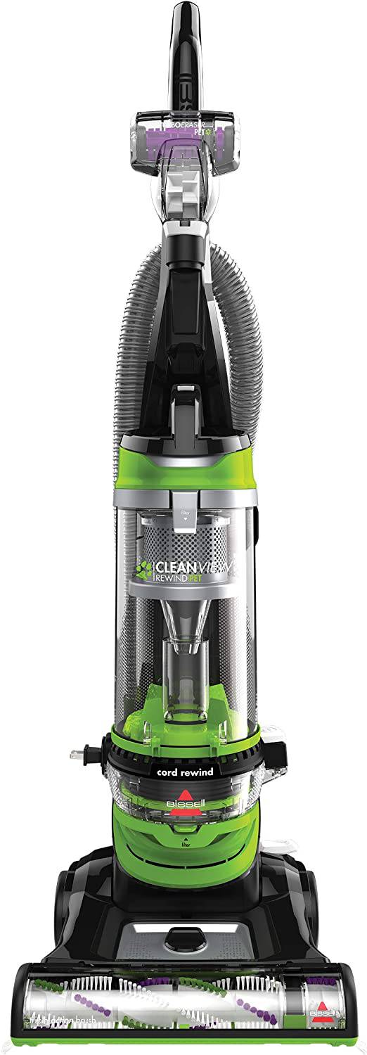 Aspiradora vertical BISSELL Cleanview Rewind Pet Deluxe, 24899, verde - DIGVICE MX