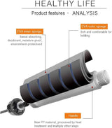 DEGOL - Cuerda para saltar con rodamientos de bolas, cable de cuerda para saltar de velocidad rápida y mangos de espuma viscoelástica de 6.0 in.
