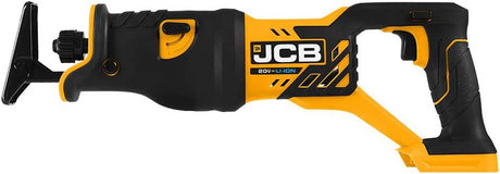 JCB Tools - Herramienta eléctrica de sierra de sable inalámbrica JCB de 20 V - Sin batería - Para demolición, remodelación, corte de paneles de yeso, corte de ramas, madera, plástico, metal, poda - Unidad desnuda - DIGVICE MX