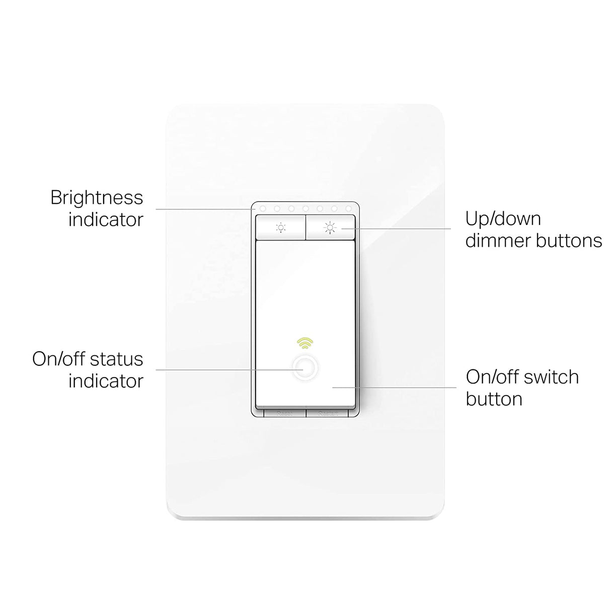 Kasa Smart Dimmer Switch HS220P3, polo único, necesita cable neutro, interruptor de luz Wi-Fi de 2,4 GHz funciona con Alexa y Google Home, certificado UL, no requiere concentrador, paquete de 3 - DIGVICE MX