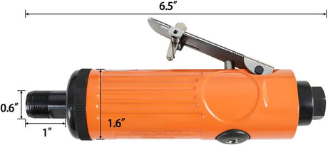 Sutekus Kit de amoladora de aire de 1/4 pulgadas, juego de herramientas de compresor de aire rotativo, lijadora neumática, acelerador de aire compacto con pinzas de 1/4 y 1/8 pulgadas (naranja) - DIGVICE MX