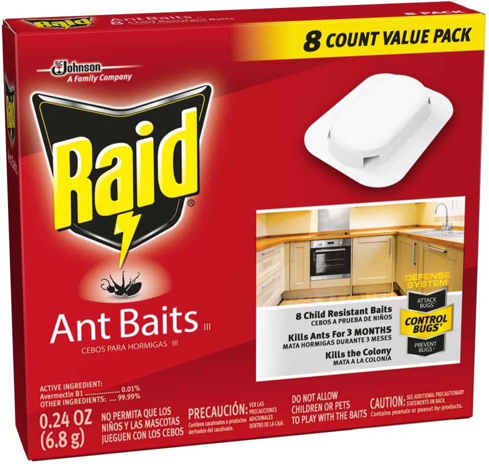 Raid Ant Baits 0.24oz 8 Trampas