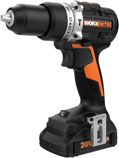 Worx WX352L Power Share - Taladro de martillo inalámbrico de 1/2 pulgada - DIGVICE MX