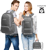 Zomake - Mochila de senderismo plegable resistente al agua, mochila ligera de 30 l, mochila plegable para viajes