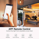 Treatlife Interruptor de luz inteligente de un solo polo, requiere cable neutro, interruptor de luz Wi-Fi de 2,4 GHz, funciona con Alexa y Google Home, programación, control remoto, lista ETL - DIGVICE MX