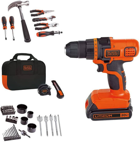 BLACK+DECKER ldX120pack 20V max Taladro Inalámbrico y Kit - DIGVICE MX