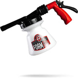 Adam’s Standard Foam Gun - Suministros de herramientas de limpieza y lavado de autos | Kit de lavado de autos Champú de jabón y manguera de jardín para espuma espesa | No requiere lavadora a presión | Herramienta de detallado de automóviles