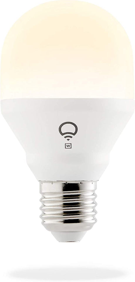 LIFX Mini White (A19) Bombilla LED inteligente Wi-Fi, regulable, blanco cálido, no requiere concentrador, funciona con Alexa, Apple HomeKit y el Asistente de Google - DIGVICE MX