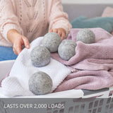 Gleener Dryer Dots Bolas secadoras de lana | Suavizante de telas ecológico extra grande, paquete de 3 (gris jaspeado) - DIGVICE MX