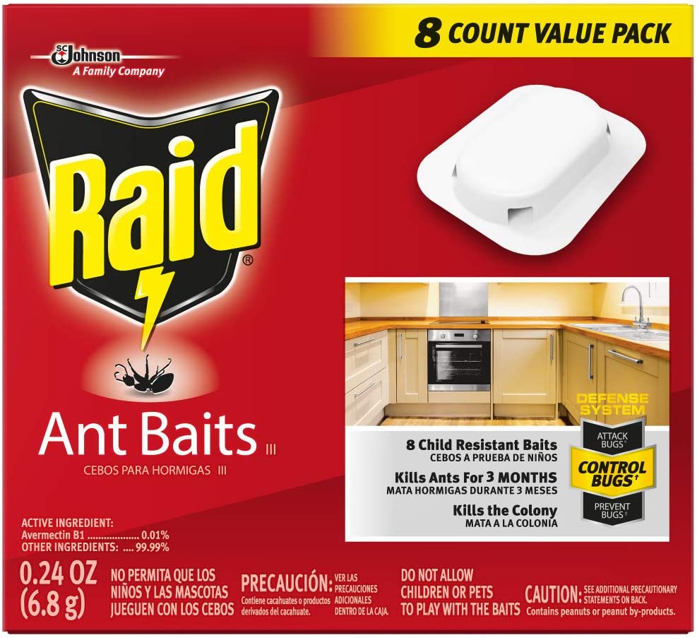 Raid Ant Baits 0.24oz 8 Trampas