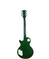 IVY - ILS-300 EGR Les Paul Guitarra eléctrica de cuerpo sólido, verde esmeralda