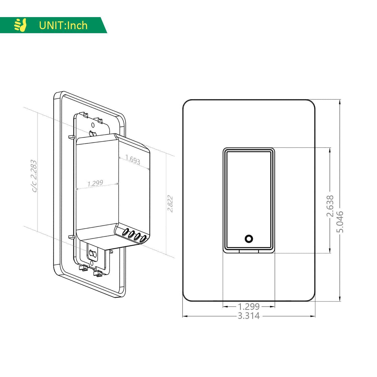 Martin Jerry Interruptor inteligente de 3 vías, paquete de 4, compatible con Alexa, dispositivos domésticos inteligentes que funcionan con Google Home, Wi-Fi de 2,4 G, sin concentrador, funciona con el interruptor de luz existente de 3 vías y 4 vías - DIGVICE MX